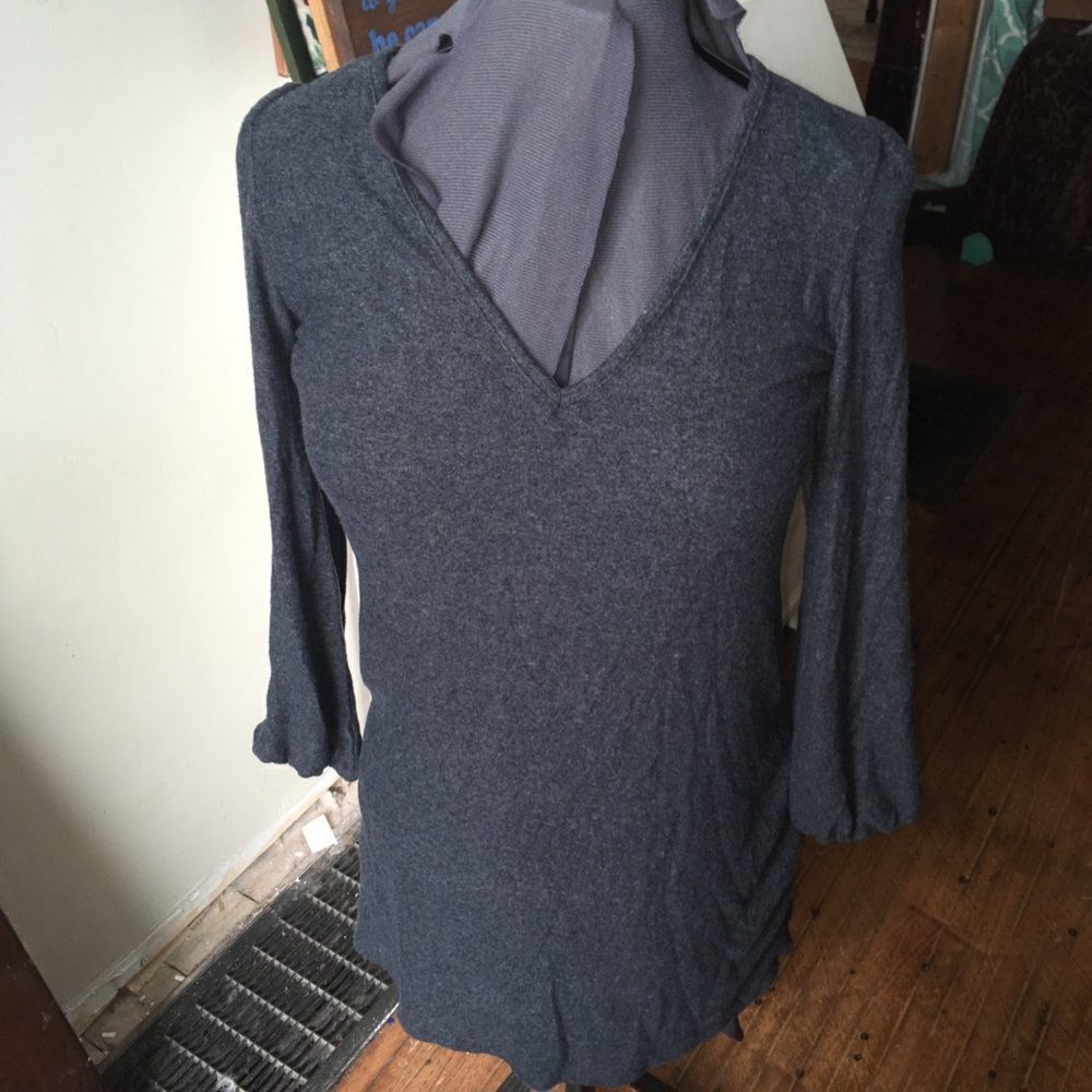 Jolie LA soft v-neck tunic/minidress with tie back